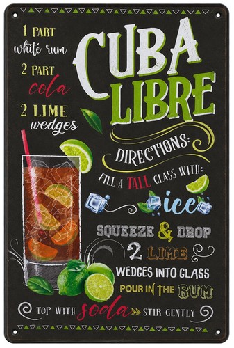Cuba libre cocktail rezept - cuba,