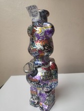 Bong Glas Bear bunt 19cm