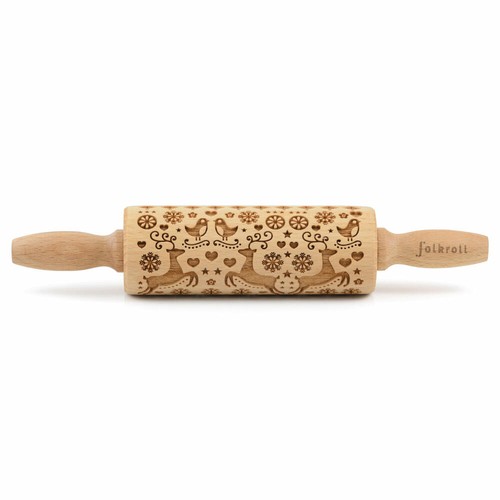 Folkroll teigrolle rentier - folkroll,