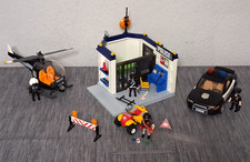 Playmobil 70326 City Action Polizeistation mit Hubschrauber Polizeiauto Dieb*KH*