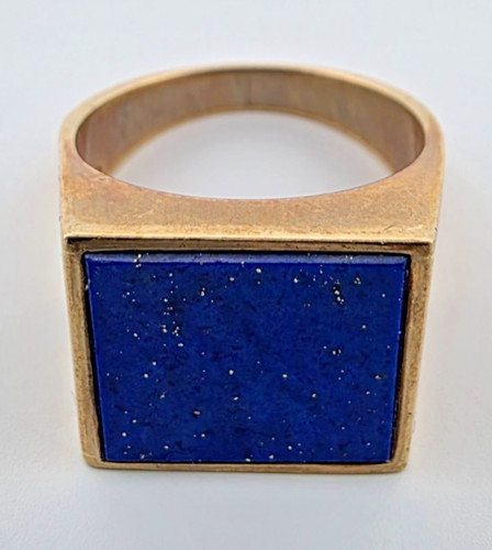 Gold ring mit lapislazuli - mit,