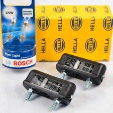 2x HELLA Kennzeichenleuchte