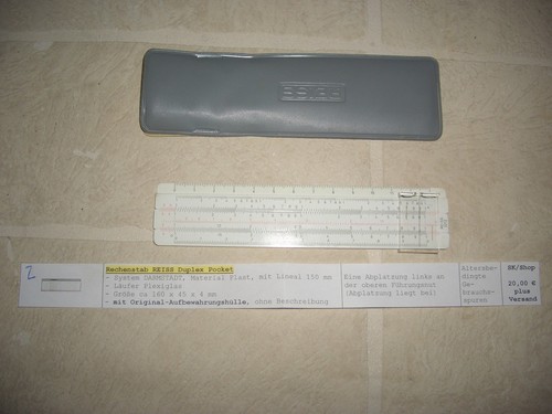 Rechenstab reiss duplex pocket - rechenstab,