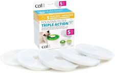 Catit Triple Action Filter 3fach wirksamer Ersatzfilter Trinkbrunnenfilter 5er