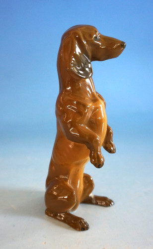 Rosenthal figur dackel teckel - dackel,