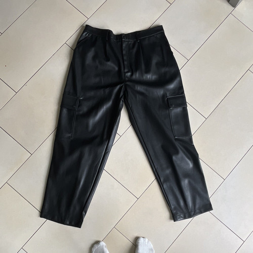 Cargo hose kunstleder - kunstleder, schwarz