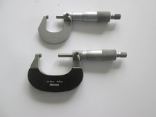 2 Stück Mikrometer 0-25 mm und 25-50 mm, Mitutoyo, gebraucht