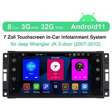 8 Core 3+32G Android GPS Bluetooth FM Autoradio für JEEP Wrangler Grand Cherokee