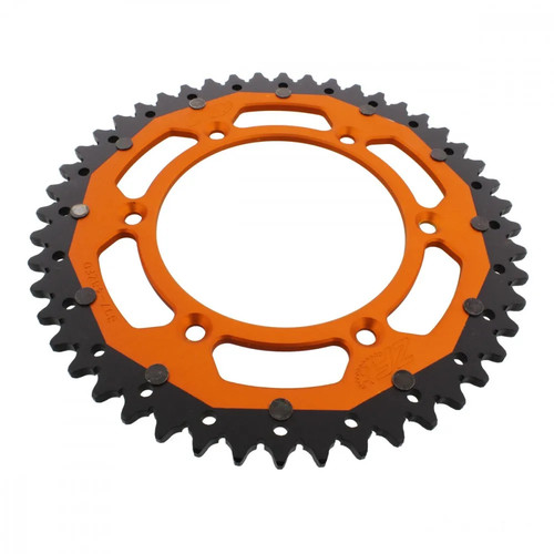 Kettenrad alu orange zähne - kettenrad, 48-zähne