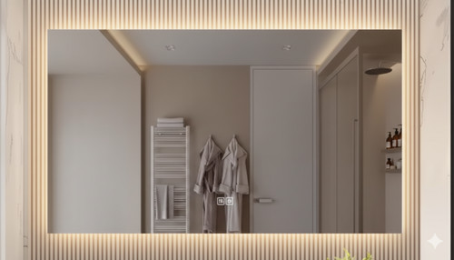 Led badezimmerspiegel 120x80cm - badezimmerspiegel,