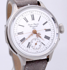 Noble 1/4 Repetition swiss Mariage Viertelrepetition & Chronograph 51mm ca. 1900