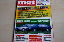 1) MOT 18/1992 - Toyota Carina GLi 2.0 mit 133P - VW Passat GL 2.0 16V mit 136PS