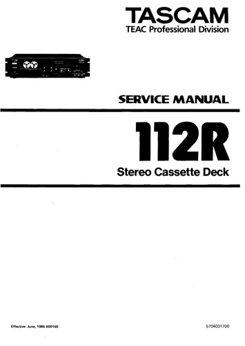 Service manual anleitung - service, für