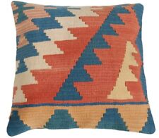 Türkisch Anatolisch Kelim Kissenbezug 50x50 Kissen Deko- /Sitzkissen Bodenkissen