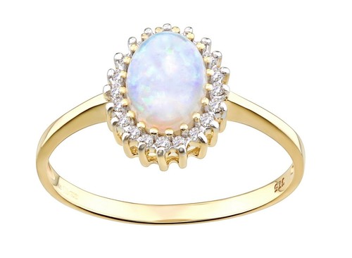 Cluster ring gelbgold - cluster-ring,