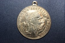 Medaille Anhänger Österreich Ungarn  Kaiser Franz Joseph Dukaten 1904 33,5mm