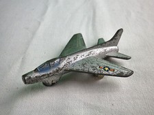 Schuco Piccolo 782 Flugzeug Militär Super Sabre Farbe Silber mk61