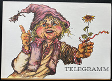 Telegramm-Schmuckblatt aus