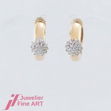 Ohrringe- Brillant-Creolen mit