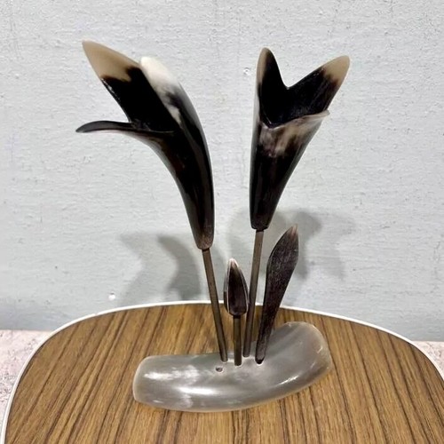Dekoration blumen horn 2 - dekoration,