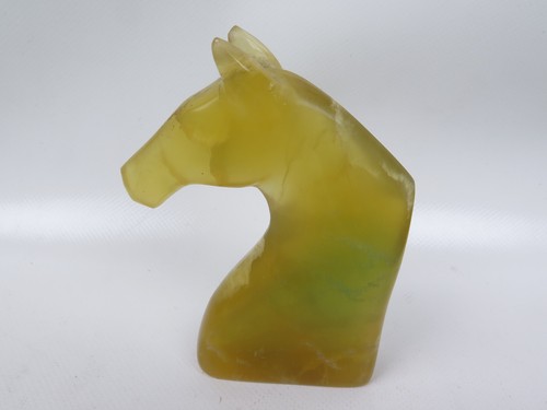 Onyx pferdekopf figur - onyx,