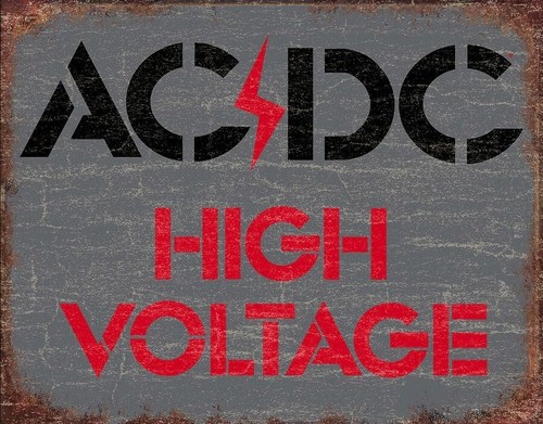 Blechschild 5cm usa - ac/dc,