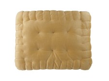 Butterkeks Keks Kissen Plüsch Dekokissen Zierkissen 40 x 30 cm