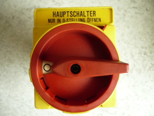 Hauptwendeschalter