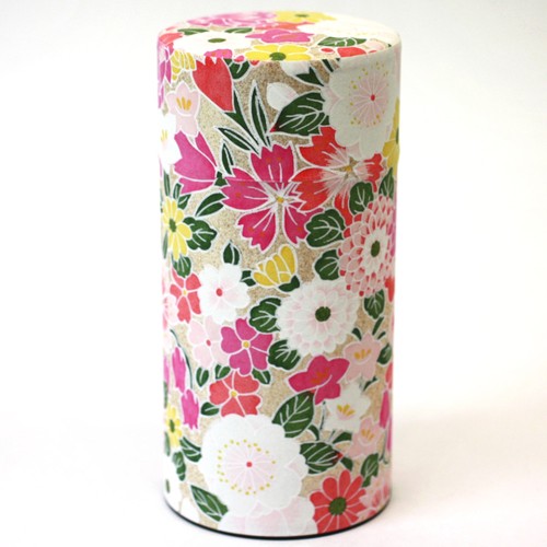 Teedose blumengarten pink 175 - blumengarten,