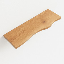 Massivholz Wandregalbrett/Wandboard aus Eiche mit Baum/Naturkante