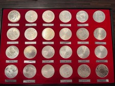 Silbermünzen Olympia 10 DM 24