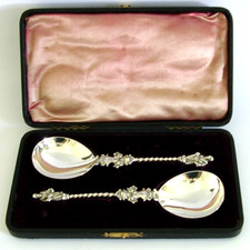 PAAR ENGLISCHE STERLINGSILBER