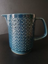 Kanne Krug Milchkännchen Elsterwerda blau dunkelblau petrol DDR ähnlich Rusalka