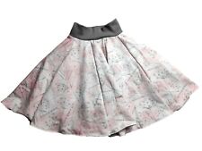 Tellerrock handmade weiß rosa Pusteblume