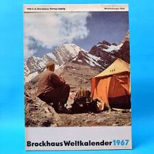 DDR Brockhaus-Weltkalender 1967 Kalender Abreiß-Kalender - Rarität 