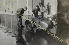 orig. Foto Motorrad Oldtimer Beiwagen Wehrmacht Krieg Soldaten um 1940