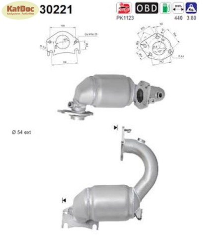 Katalysator renault - katalysator,