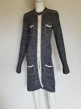 Princess Goes Hollywood kuschelig weicher Kaschmir Strickmantel Jacquard Perlen