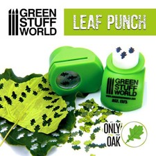 Green Stuff World Blätter Motivlocher Hellgrün Eiche Leaf Punch Stanzer Laub