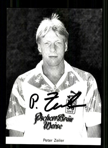 Peter zeiler autogrammkarte - peter,