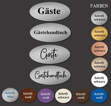 Gästehandtuch Gäste Schild