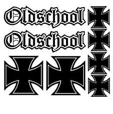 Oldschool Aufkleber Set 8