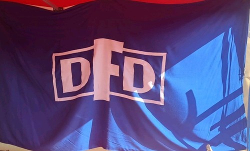 Große alte ddr fahne - ddr, dfd