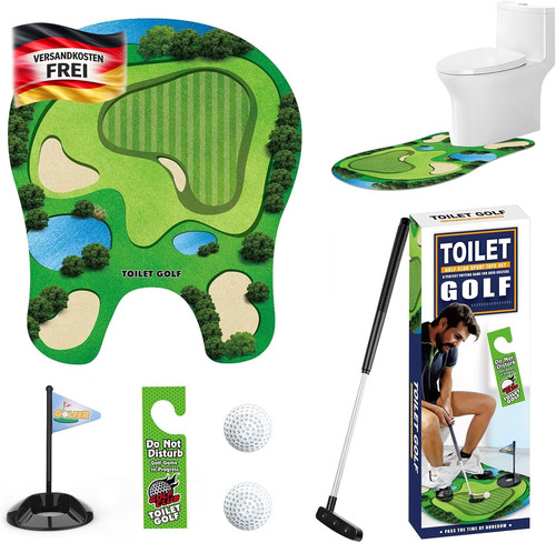 Toilettengolf set mini - set,