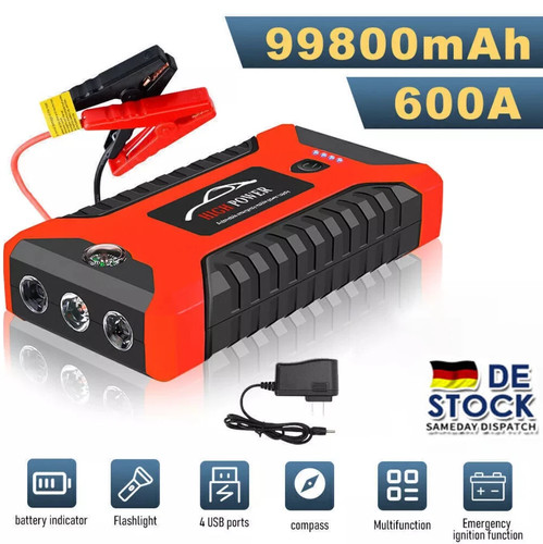 99800mah auto kfz - 99800mah, starthilfe