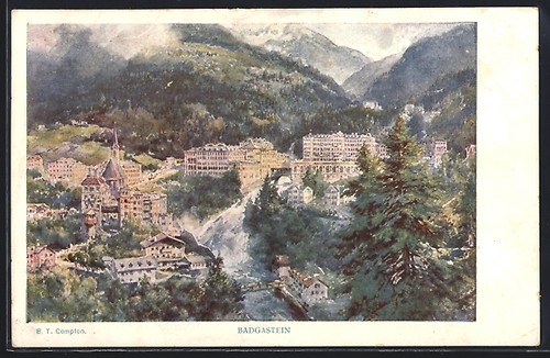 Künstler edward theodore - künstler-ak,