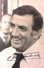 Lino Ventura (+) orig, Autogramm   10x15 s/w
