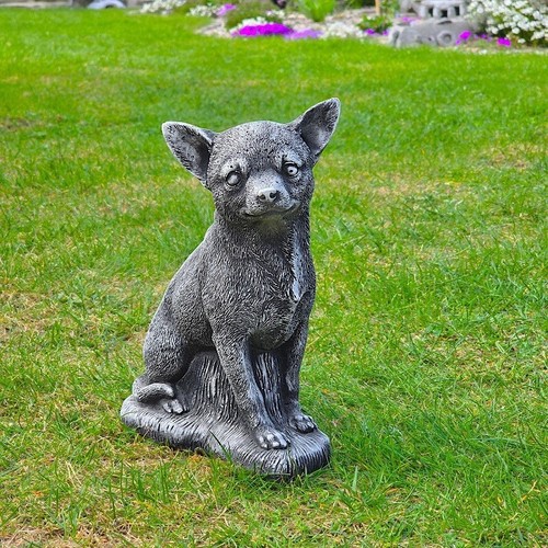 Chihuahua steinfigur hund - chihuahua,