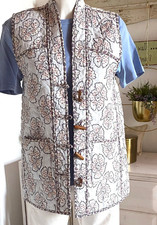 Noa Noa Quilt-Wende-Weste Long