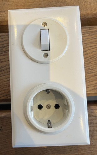 Kombi bakelit lichtschalter - kombi,